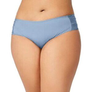 Becca Etc by Rebecca Virtue Women's Tab Side Hipster Bikini Bottom Mist Size 1X